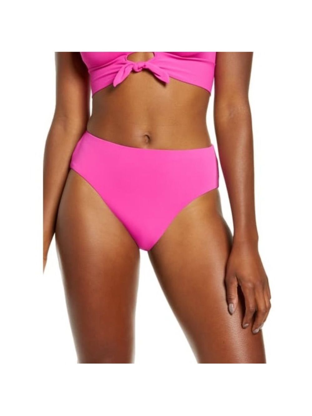 Robin Piccone Ava High Waist Bikini Bottoms $80